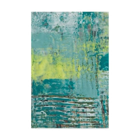 Jennifer Goldberger 'Linear Texture I' Canvas Art,16x24